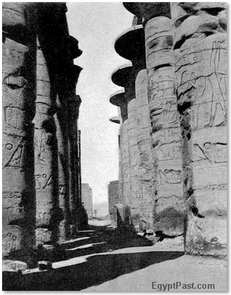 gigantic temple columns