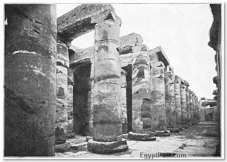ruins of an anicnetEgyptian temple