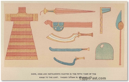 egyptian tools egyptians part tomb painted wall